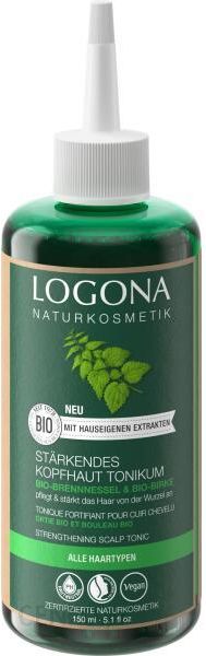Logona Bio Organic Nettle And Birch Strengthening Scalp Toner Organiczny Tonik Do Skóry Głowy Z Pokrzywy I Brzozy 150 ml