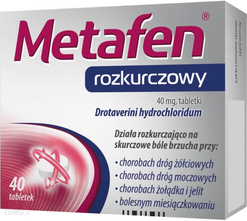 Metafen Rozkurczowy 40 mg