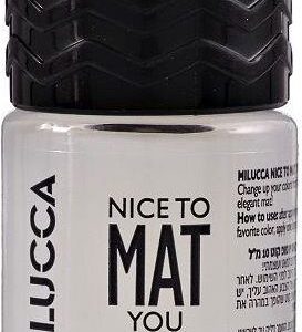 Milucca Nice to Mat You Nail Top Coat lakier nawierzchniowy 10ml