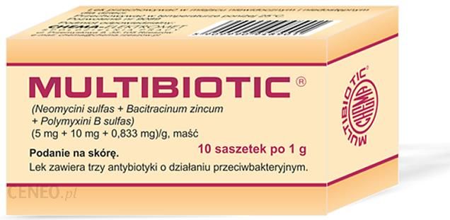 Multibiotic maść 10 saszetek po 1g