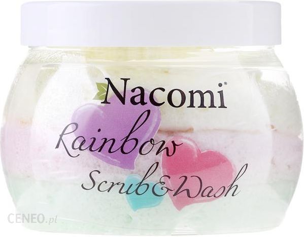 Nacomi Rainbow Tęczowa pianka złuszczająca do ciała 200ml