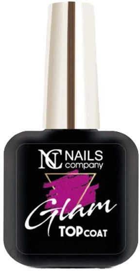 Nails Company Glam Top Coat Pink 6ml