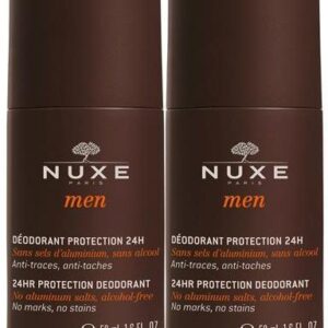 Nuxe Men Dezodorant Zapewniający Całodobową Ochronę Roll-On 2 x 50ml
