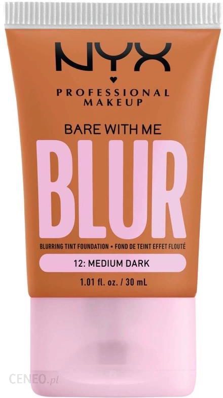 NYX Professional Makeup Bare With Me Blur Tint Foundation Blurujący podkład w tincie 12 Medium Dark 30 ml