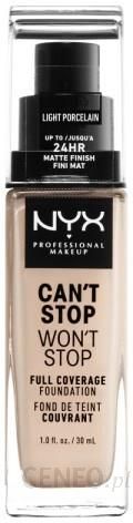 Nyx Professional Makeup Can'T Stop Won'T Stop Full Coverage Foundation Podkład W Płynie Light Porcelain 30 ml