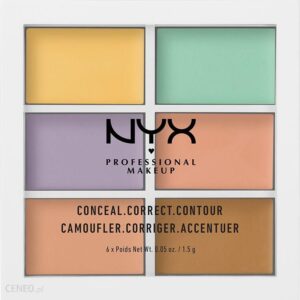 NYX Professional Makeup Color Correcting Palette Paleta kremowych korektorów Concealer 1