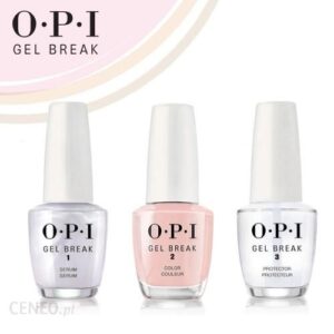 Opi Gel Break zestaw Properly Pink baza Serum