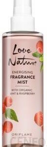 Oriflame Love Nature Organic Mint & Raspberry Odświeżający Spray Do Ciała O Zapachu Malin 200 ml