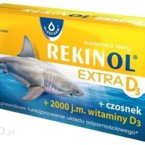 Rekinol Extra D3 x 60 kaps