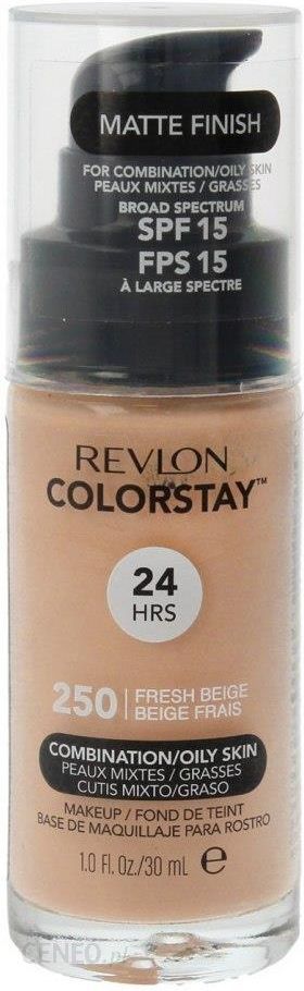 Revlon Colorstay 24H Podkład Kryjąco-Matujący Cera Mieszana I Tłusta 250 Fresh Beige 30 ml