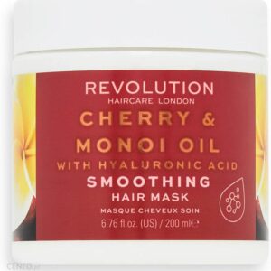 Revolution Haircare Hair Mask Cherry & Manoi Oil Maseczka Wygładzająca Do Włosów Kręconych I Falowanych 200 Ml