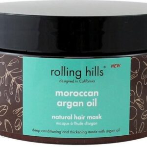 Rolling Hills Moroccan Argan Oil Natural Hair Mask Maska Do Włosów Z Olejkiem Arganowym 250 ml
