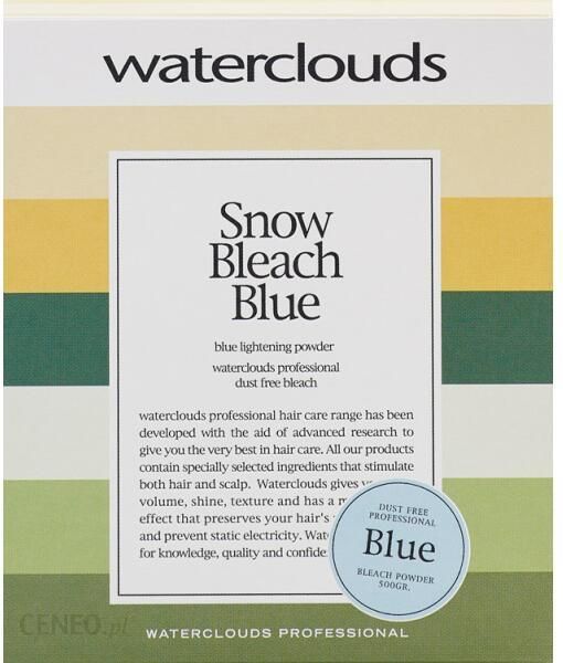 Rozjaśniający puder do włosów - Waterclouds Snow Bleach Blue 500 g