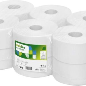 Satino Papier toaletowy w rolkach Mini Jumbo COMFORT (317570) 3 warstwy 120 m opakowanie 12szt