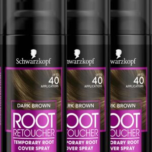 Schwarzkopf Root Retoucher Dark Brown 3-pack - zestaw