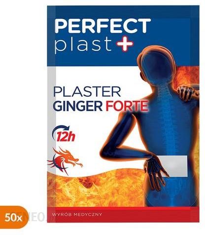 Seyitler Perfect Plast Ginger Forte Plaster Rozgrzewający 12Cm X 18cm 50 Szt.