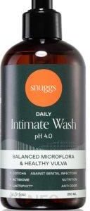 Snuggs Intimate Wash No Perfume 250 Ml Żel Do Higieny Intymnej Z Kwasem Mlekowym