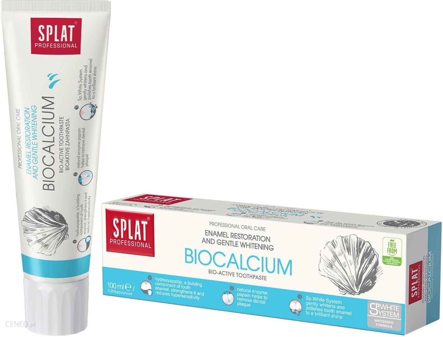 Splat Iney Pasta Professional Biocalcium 100Ml Wybielająca Do Zębów Wzmacniająca Szkliwo