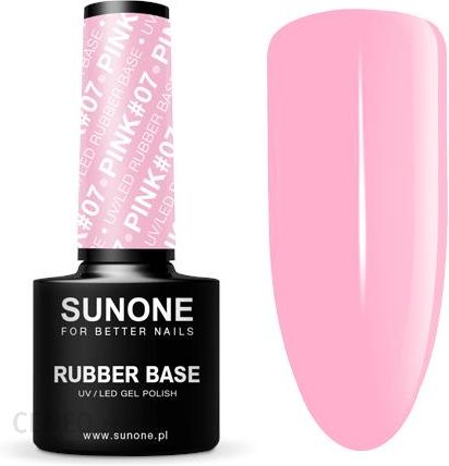 Sunone Rubber Base Kauczukowa Baza Hybrydowa Pink #07 12g