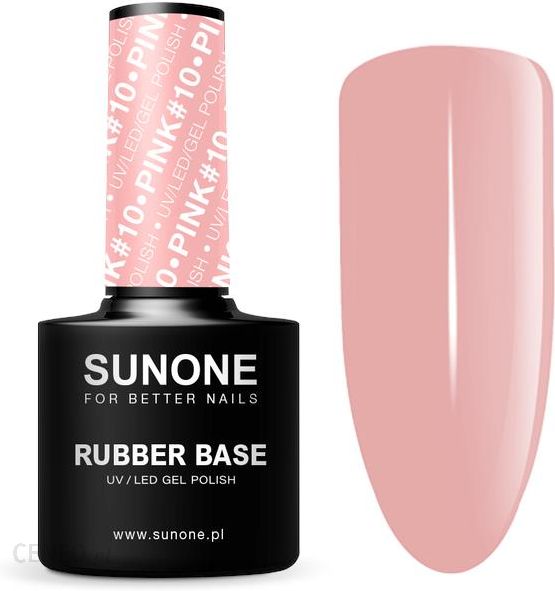 Sunone Rubber Base Kauczukowa Baza Hybrydowa Pink #10 12g