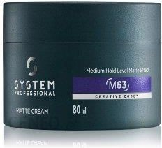 System Professional Lipidcode Man Matte Cream (M63) Krem Do Stylizacji 80 Ml
