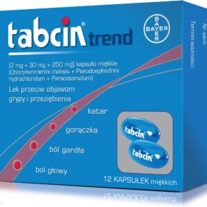 Tabcin Trend 12 kapsułek