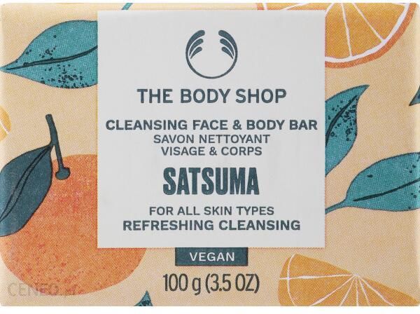 The Body Shop Satsuma Cleansing Face & Bar Mydło Do Twarzy I Ciała 100 g