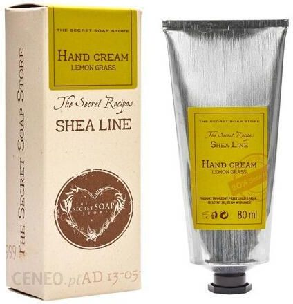 The Secret Soap Store Krem do rąk z masłem shea Trawa cytrynowa Line Hand Cream Lemon Grass 80ml