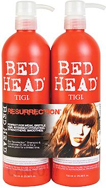 Tigi Tweens Urban Antidotes 3 Ressurection zestaw: odżywka silnie regenerująca włosy słabe i łamliwe 750 ml + szampon silnie regenerujący włosy słabe