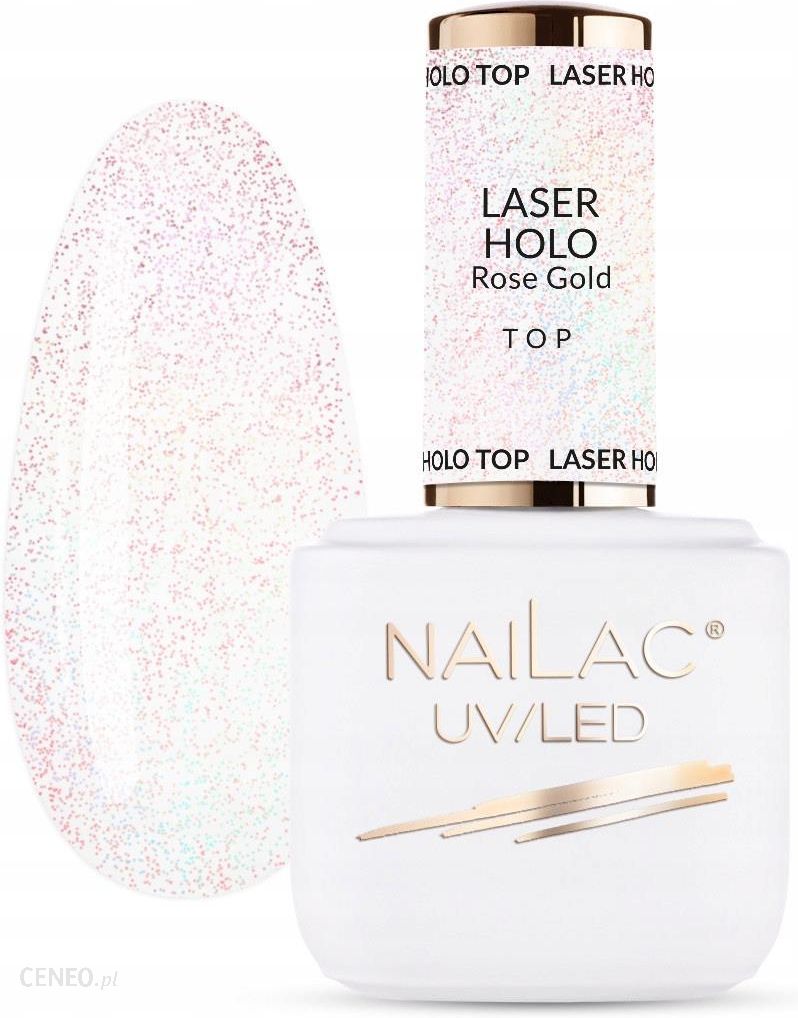 Top Hybrydowy Laser Holo Rose Gold 7Ml Nailac