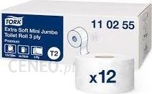 Tork Papier Toaletowy Mini Jumbo Premium Biały Extra Miękki 120M Karton 12 Rolek