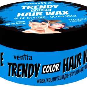 Trendy Color Hair Wax Wosk Koloryzujący Do Włosów Niebieski 150ml