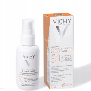 VICHY CAPITAL SOLEIL UV-AGE DAILY Fluid przeciw fotostarzeniu się skóry SPF50+ 40ml