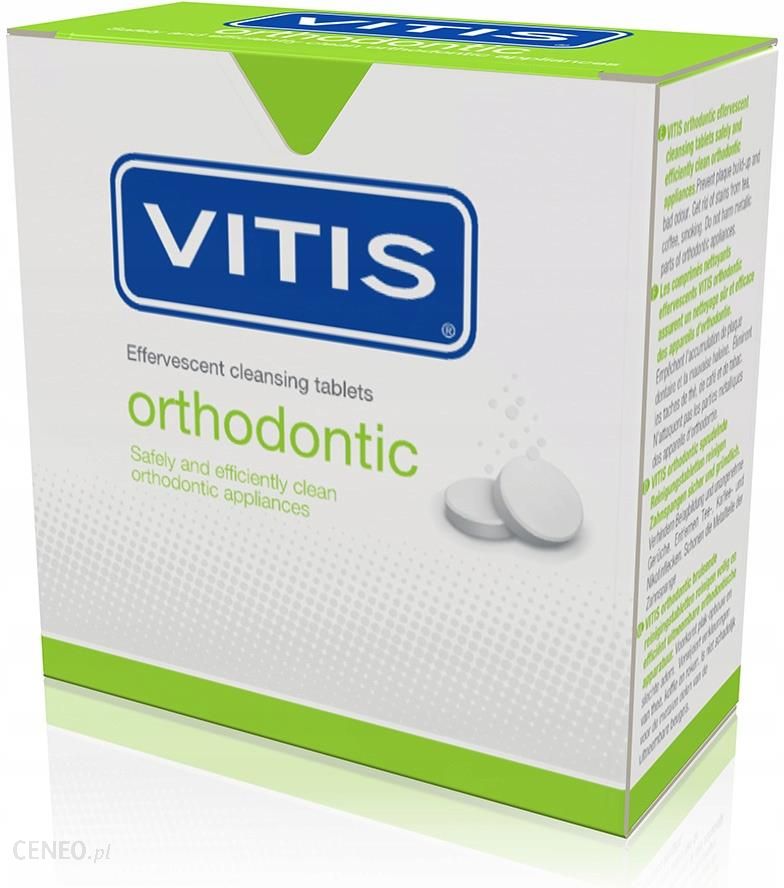 Vitis Orthodontic Tabs tabletki czyszczące do aparatu ortodontycznego 32szt.