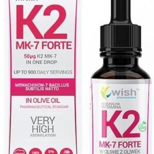 Wish Witamina K2 MK-7 Forte 50 µg w kroplach 30 ml