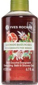 Yves Rocher Pomegranate Pink Berries Energizujący Żel Pod Prysznic 200 Ml
