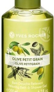 Yves Rocher Relaksujący żel pod prysznic i do kąpieli Oliwka & Petit grain 200 ml