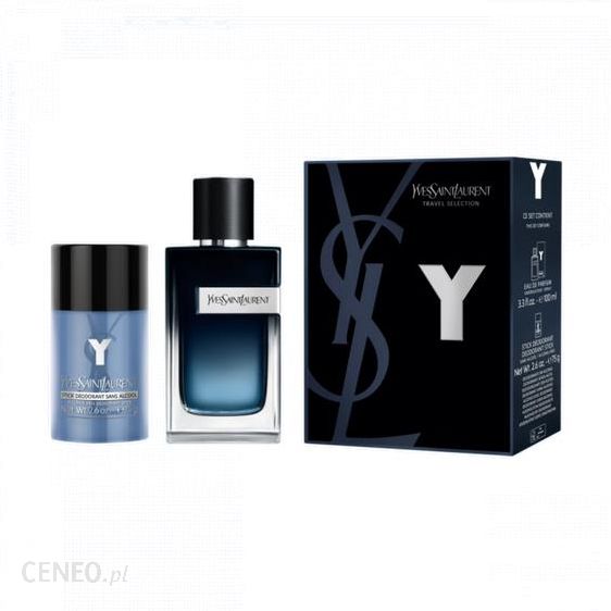 Yves Saint Laurent Y dezodorant w sztyfcie bez alkoholu 75g + woda perfumowana - 100ml