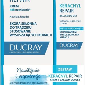 Zestaw KERACNYL Repair krem 50ml + KERACNYL Repair Balsam do ust 15ml